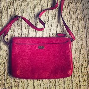Coach cross body pink purse